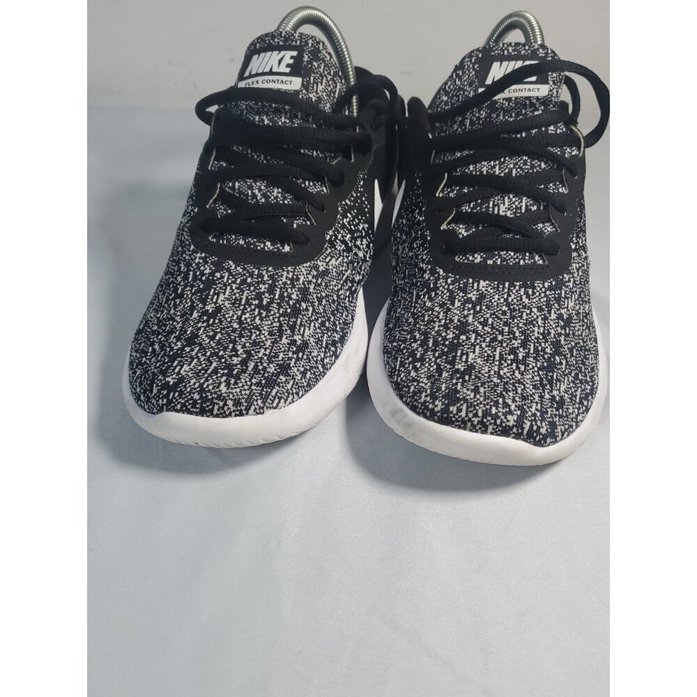 Nike Flex Contact Sneakers Women's Size 8.5 Black White 908995-002 - Picture 4 of 14